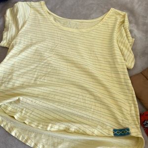 Yellow striped shirt